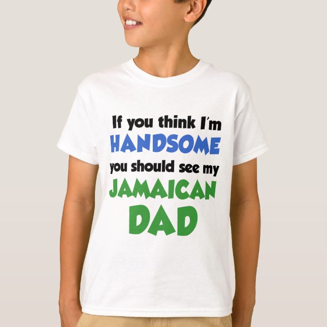 Ich bin ein netter jamaikanischer Vater T-Shirt (Vorderseite)