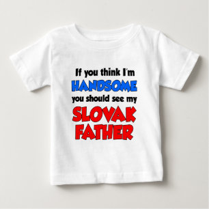 Ich bin ein netter slowakischer Vater Baby T-shirt
