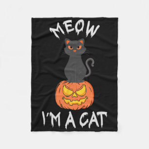 Ich bin ein Niedliches Halloween-Kostüm für Männer Fleecedecke