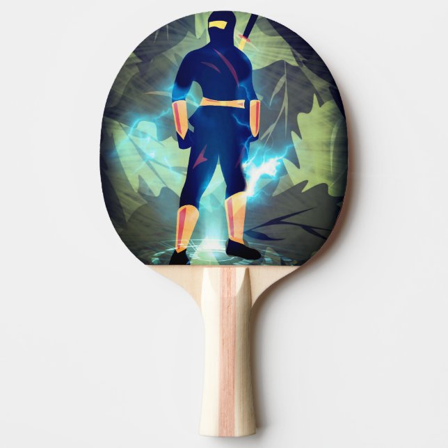 Ich bin ein Ninja Ping Pong Paddle Tischtennis Schläger (Vorderseite)