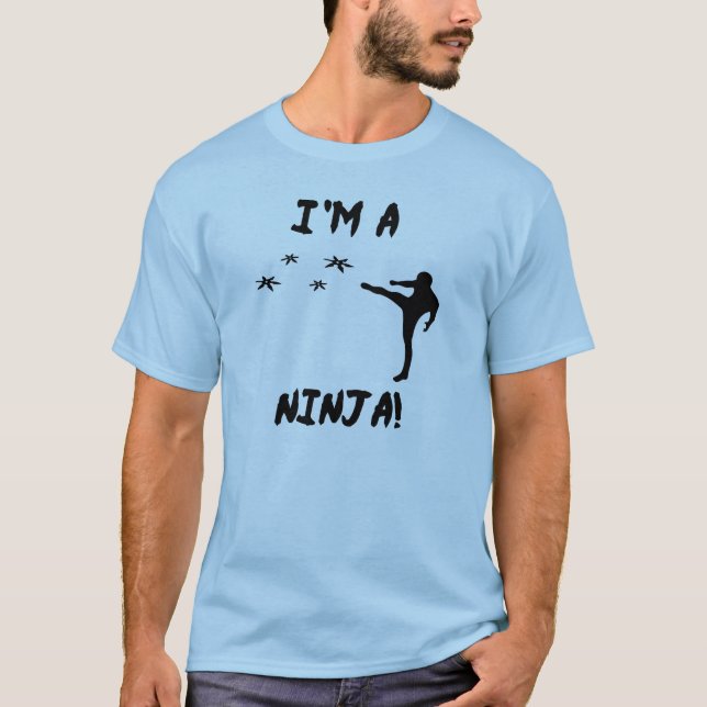 Ich bin ein Ninja! T-Shirt (Vorderseite)