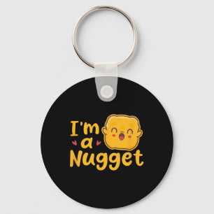 Ich bin ein Nugget Chicken Nuggets Kostüm Kawaii Schlüsselanhänger