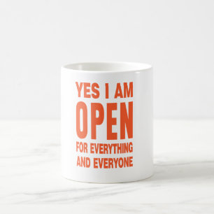 Ich bin ein offenes Gefühl von Freundschaftstolera Kaffeetasse