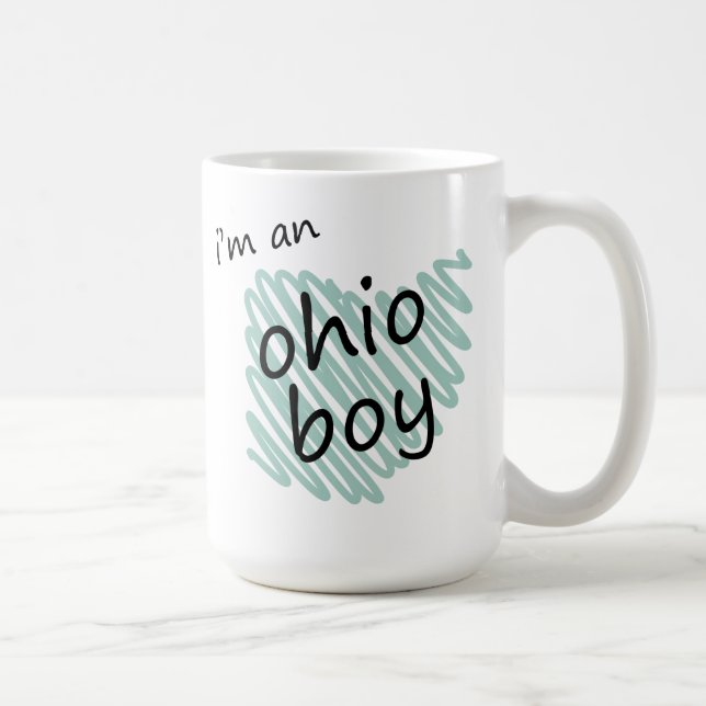 Ich bin ein Ohio-Junge Kaffeetasse (Rechts)