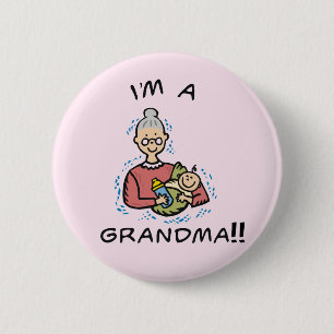 Ich bin ein Oma-Oma und Baby Button