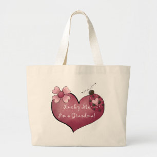 Ich bin ein Oma-Tshirts und Geschenke Jumbo Stoffbeutel