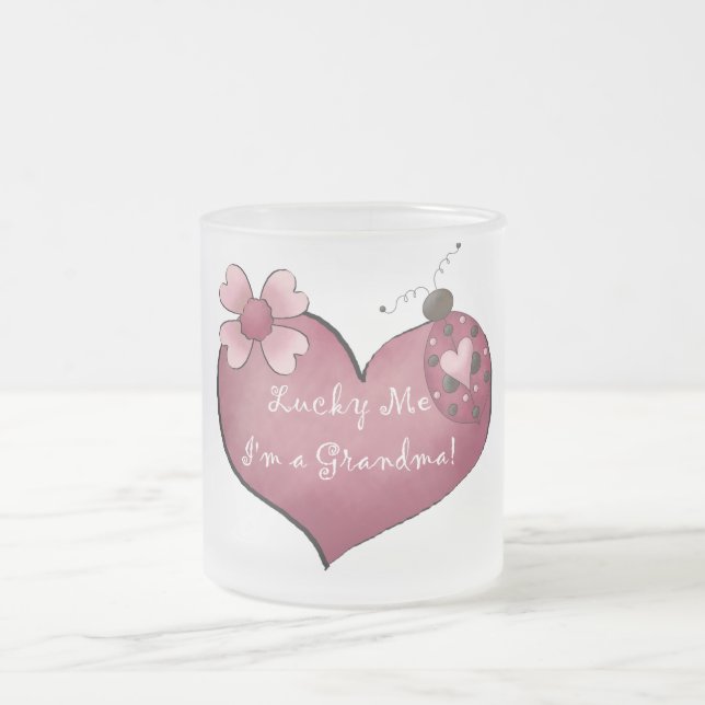 Ich bin ein Oma-Tshirts und Geschenke Mattglastasse (Mittel)