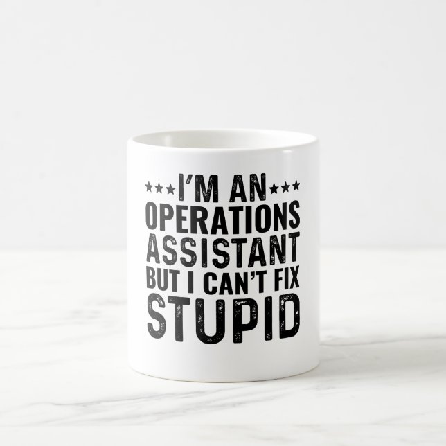 Ich bin ein Operationsassistent, aber ich kann kei Kaffeetasse (Mittel)