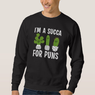 Ich bin ein Opfer für Wortspiele Sweatshirt