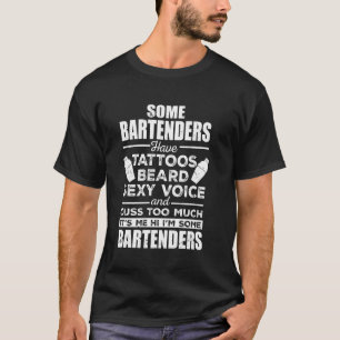 Ich bin ein paar Barkeeper Bartending Funny T-Shirt