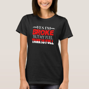 Ich bin ein Panzer, ja, ich bin pleite, aber mein T-Shirt