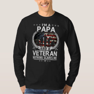 Ich bin ein Papa und ein Veteran nichts interessie T-Shirt
