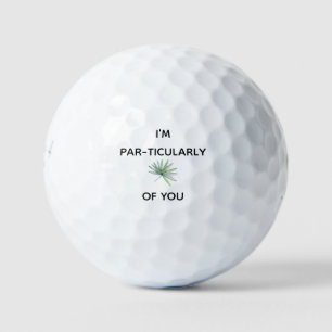 Ich bin ein Par-Par-Tor von dir Funny Golfball