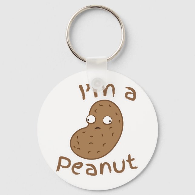 Ich bin ein PEANUT Schlüsselanhänger (Vorderseite)
