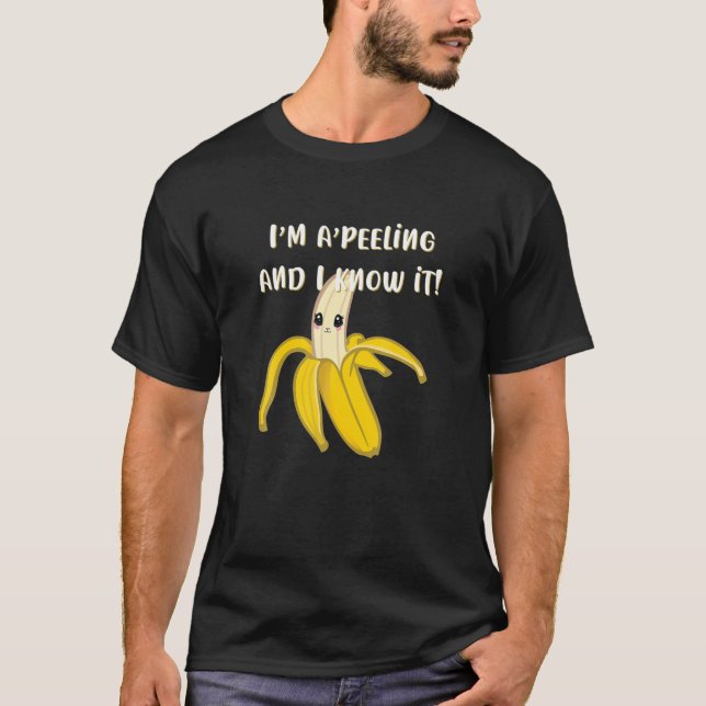 Ich bin ein Peeling und ich weiß, dass es lustige  T-Shirt (Vorderseite)