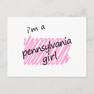 Ich bin ein Pennsylvania Girl Postkarte