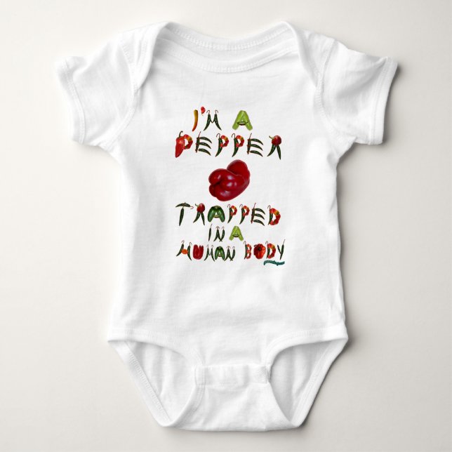 Ich bin ein Pfeffer II Baby Strampler (Vorderseite)