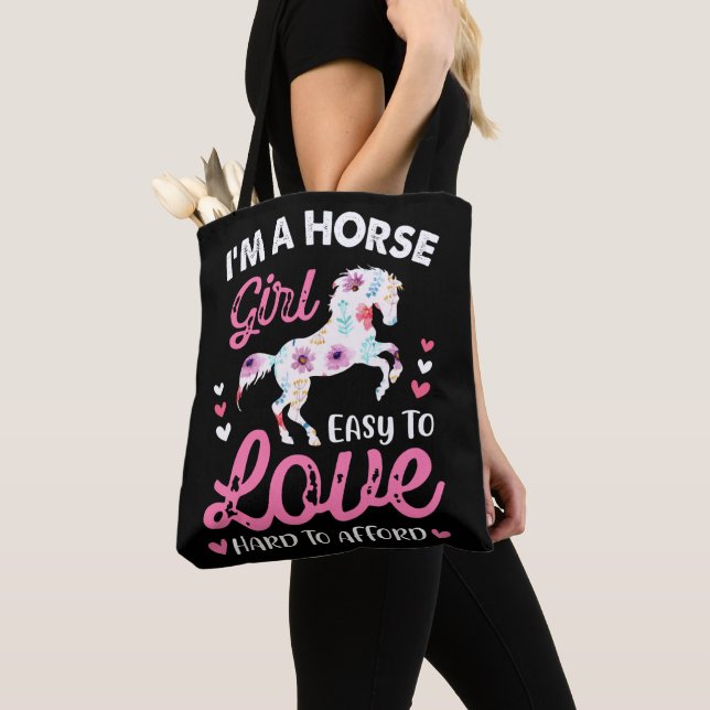 Ich bin ein Pferdemädchen, das leicht zu Liebe ist Tasche (Von Nahem)