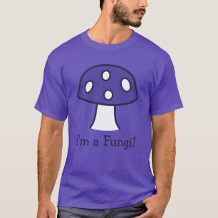 Ich bin ein Pilz-lila Pilz-T - Shirt