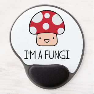 Ich bin ein Pilz-Spaß-Typ-Pilz Gel Mousepad