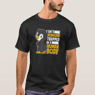 Ich bin ein Pinguin, gefangen in der Vogelwelt des T-Shirt