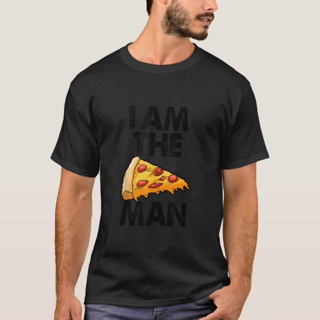Ich bin ein Pizzamann, Funny Women T-Shirt (Vorderseite)