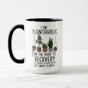 Ich bin ein Plantaholiker in Erholung Funny Pflanz Tasse