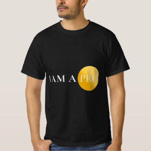 ICH BIN EIN PROFI   Minimalistische Motivation  T-Shirt