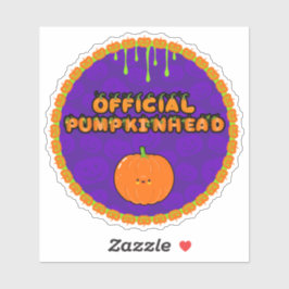 Ich bin ein Pumpkinhead-1-Sticker Aufkleber