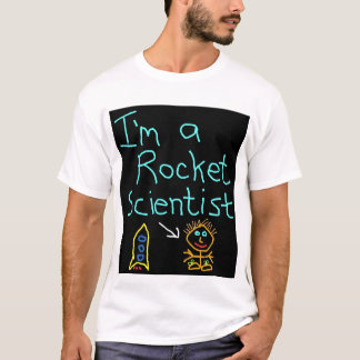 Ich bin ein Raketenwissenschaftler, der satirische T-Shirt