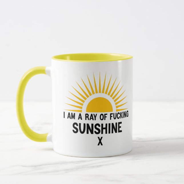Ich bin ein Ray von F*cking Sunshine X Funny Sarca Tasse (Links)