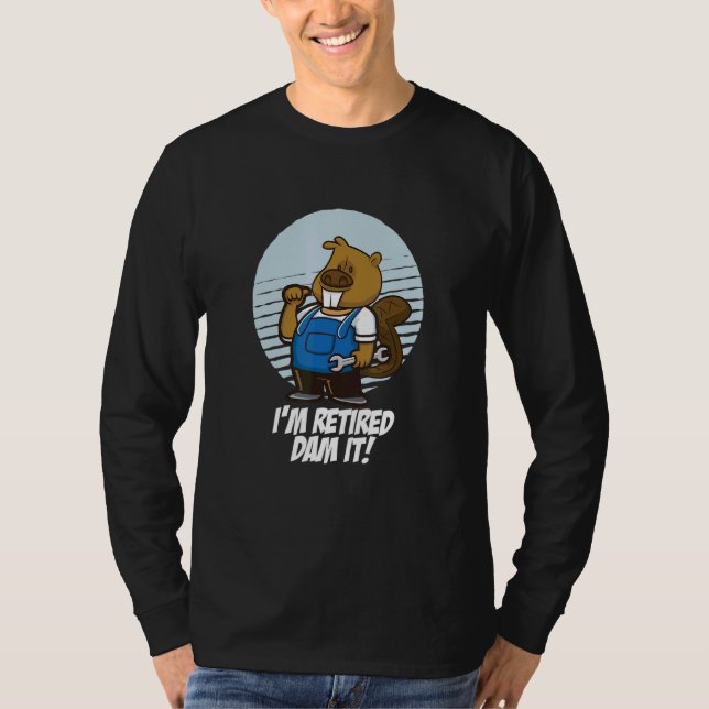 Ich bin ein remüder Damm Es Beaver Mechanic Garage T-Shirt (Vorderseite)
