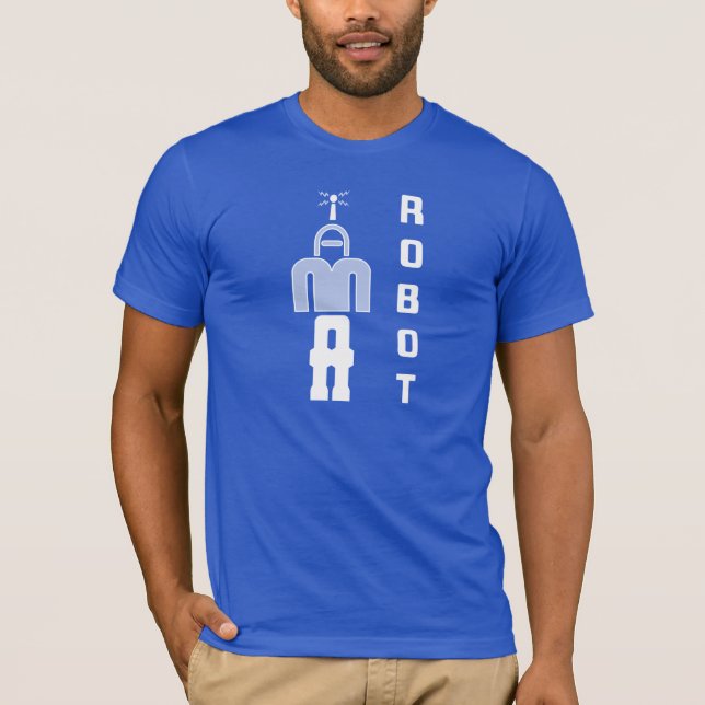 "ICH BIN ein ROBOTER" Puzzlespiel-T - Shirt (Vorderseite)