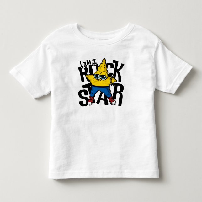 Ich bin ein Rock Star Kleinkind T-shirt (Vorderseite)