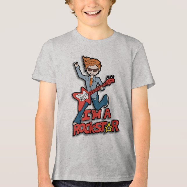 Ich bin ein Rockstar-Jungs-T - Shirt (Vorderseite)
