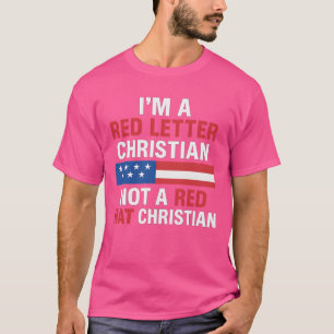 ICH BIN EIN ROTER SCHREIBER CHRISTLICH, KEIN ROTER T-Shirt