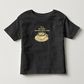 Ich bin ein Rottweiler und Kaffee-Hund, wie ich me Kleinkind T-shirt
