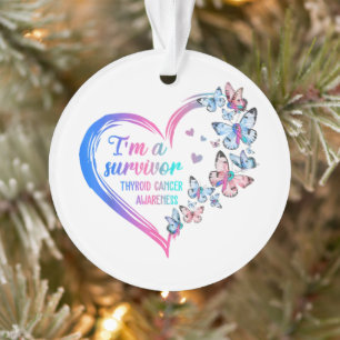 Ich bin ein Schilddrüsenkrebs-Überlebender Ornament