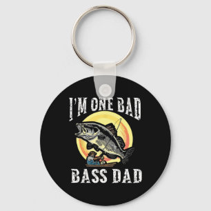 Ich bin ein schlechter B Dad Largemouth B  Schlüsselanhänger