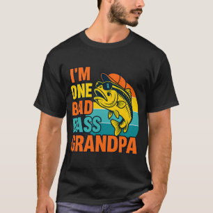 Ich bin ein schlechter Bass-Opa Lustiger Angeln-Op T-Shirt