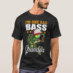 Ich bin ein schlechter Grandpa Bass Fishing Vatert T-Shirt