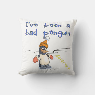 Ich bin ein schlechter Pinguin gewesen Kissen