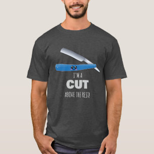 Ich bin ein Schnitt über der Erholung - Funny Str T-Shirt
