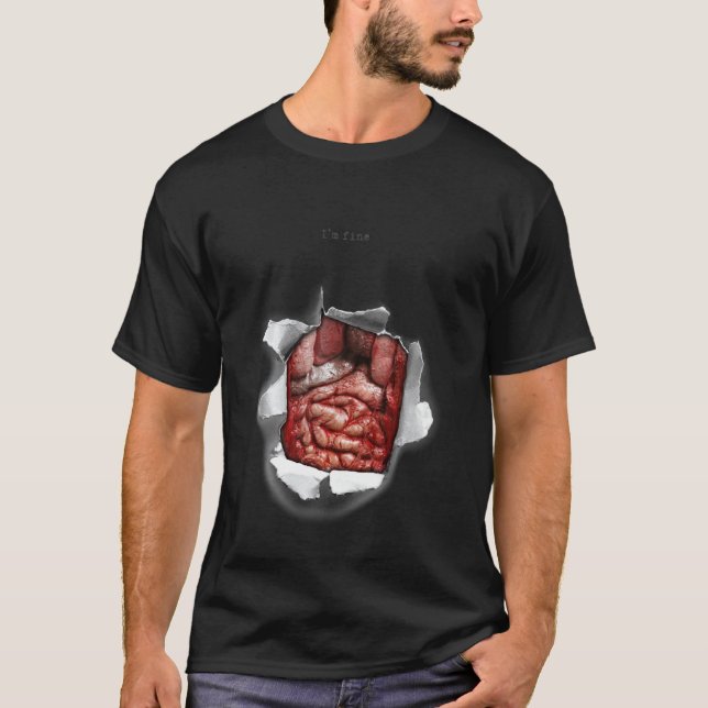 Ich bin ein schöner Halloween-Wundverletzter Gross T-Shirt (Vorderseite)
