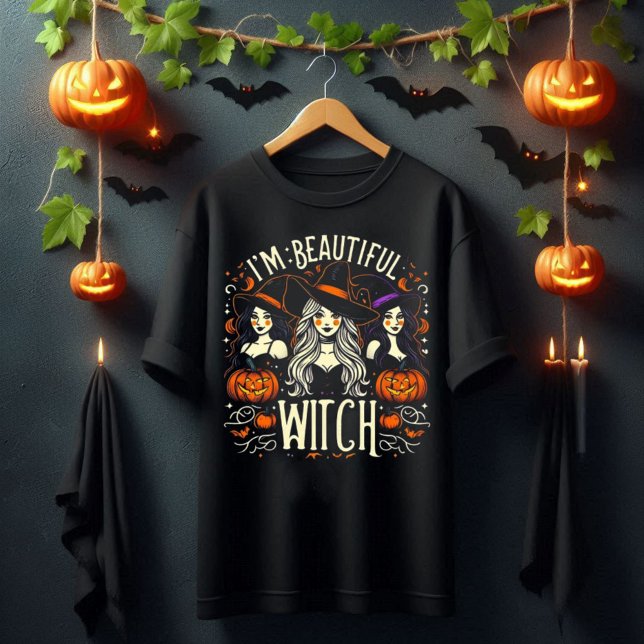 Ich bin ein schöner Hexenmeister-T - Shirt (I'm Beautiful witch T-shirt )