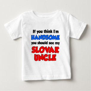 Ich bin ein schöner slowakischer Onkel Baby T-shirt