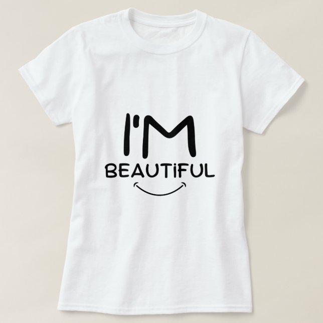 Ich bin ein schöner T - Shirt (Design vorne)