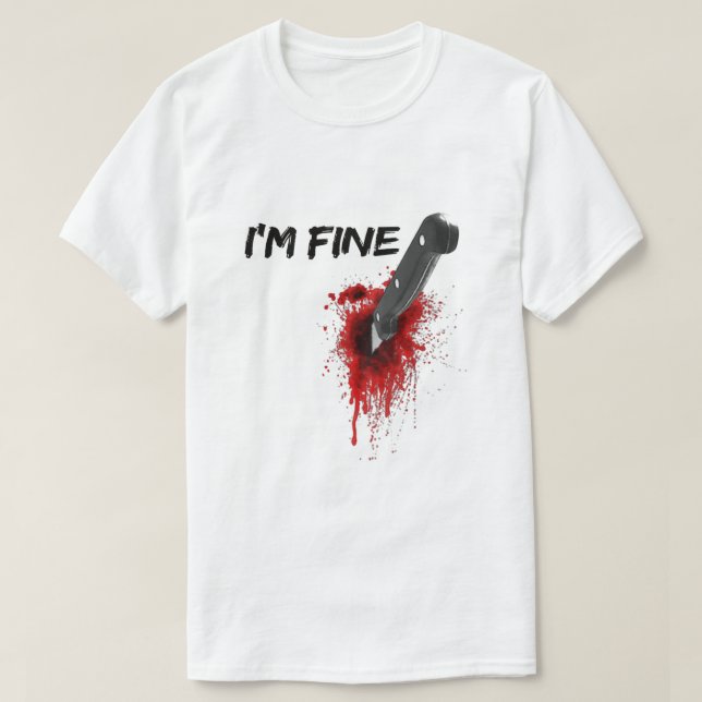 Ich bin ein schöner T - Shirt (auf der Rückseite) (Design vorne)