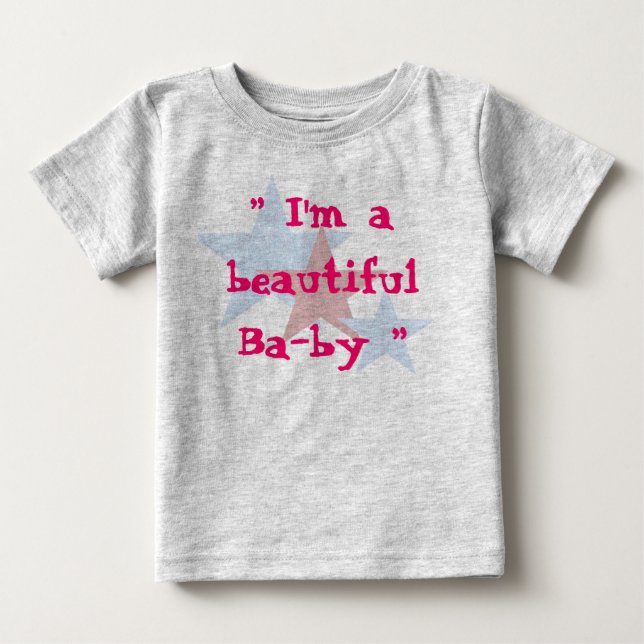 Ich bin ein schönes Baby Baby T-shirt (Vorderseite)