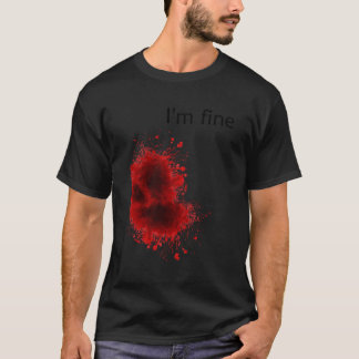 Ich bin ein schönes blutiges Halloween-Gross T-Shirt